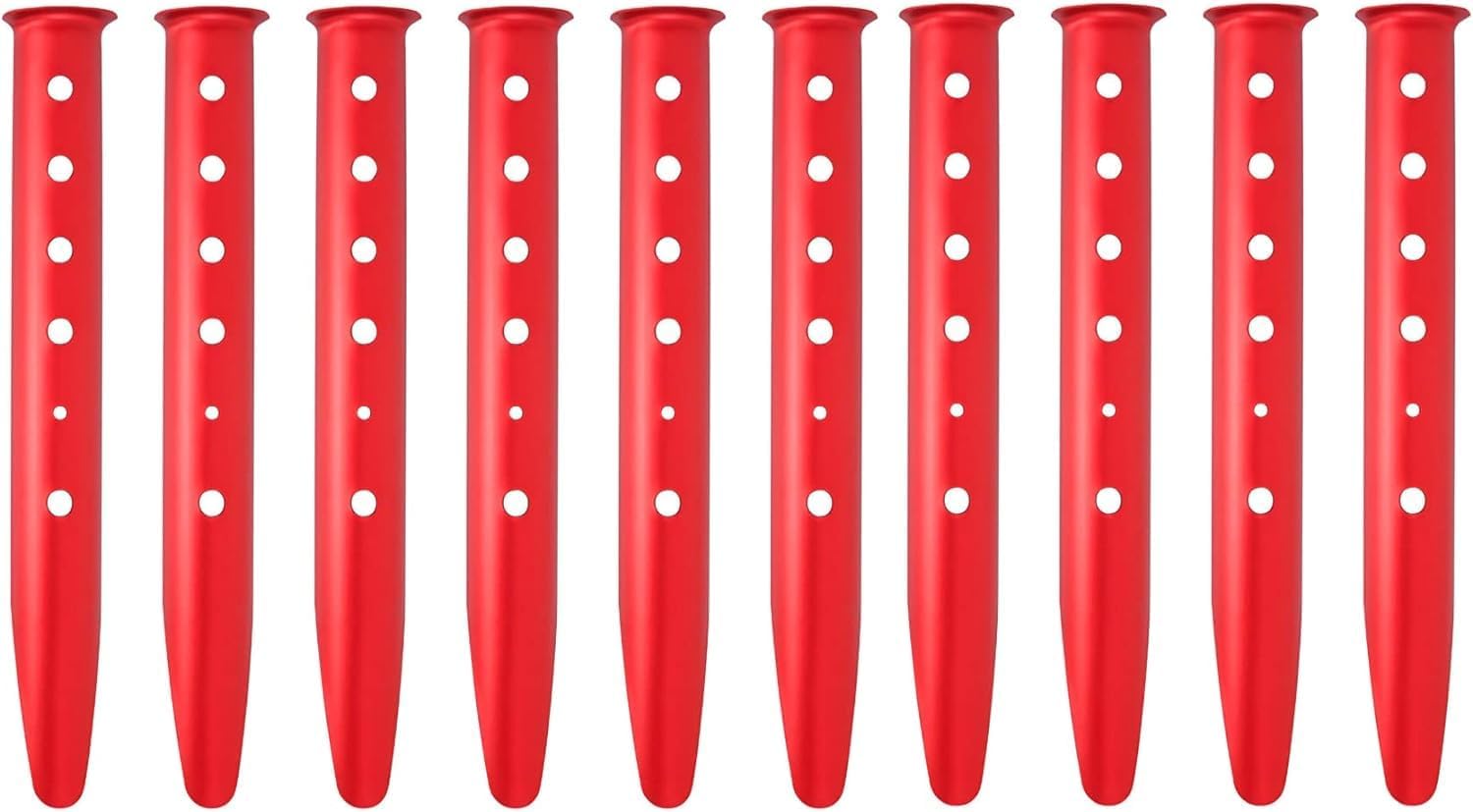 10PCS Lightweight U-Shaped Tent Stakes for Snow & Sand - TAKELABLAZE