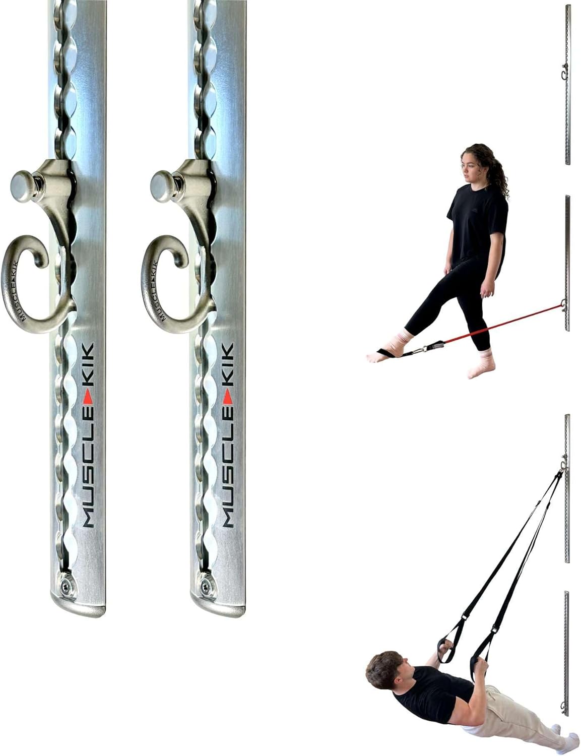 Aluminum Wall-Mounted Anchor Fitness System for Home Gym