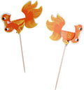 50 Pack Goldfish Cocktail Picks for Party Decor