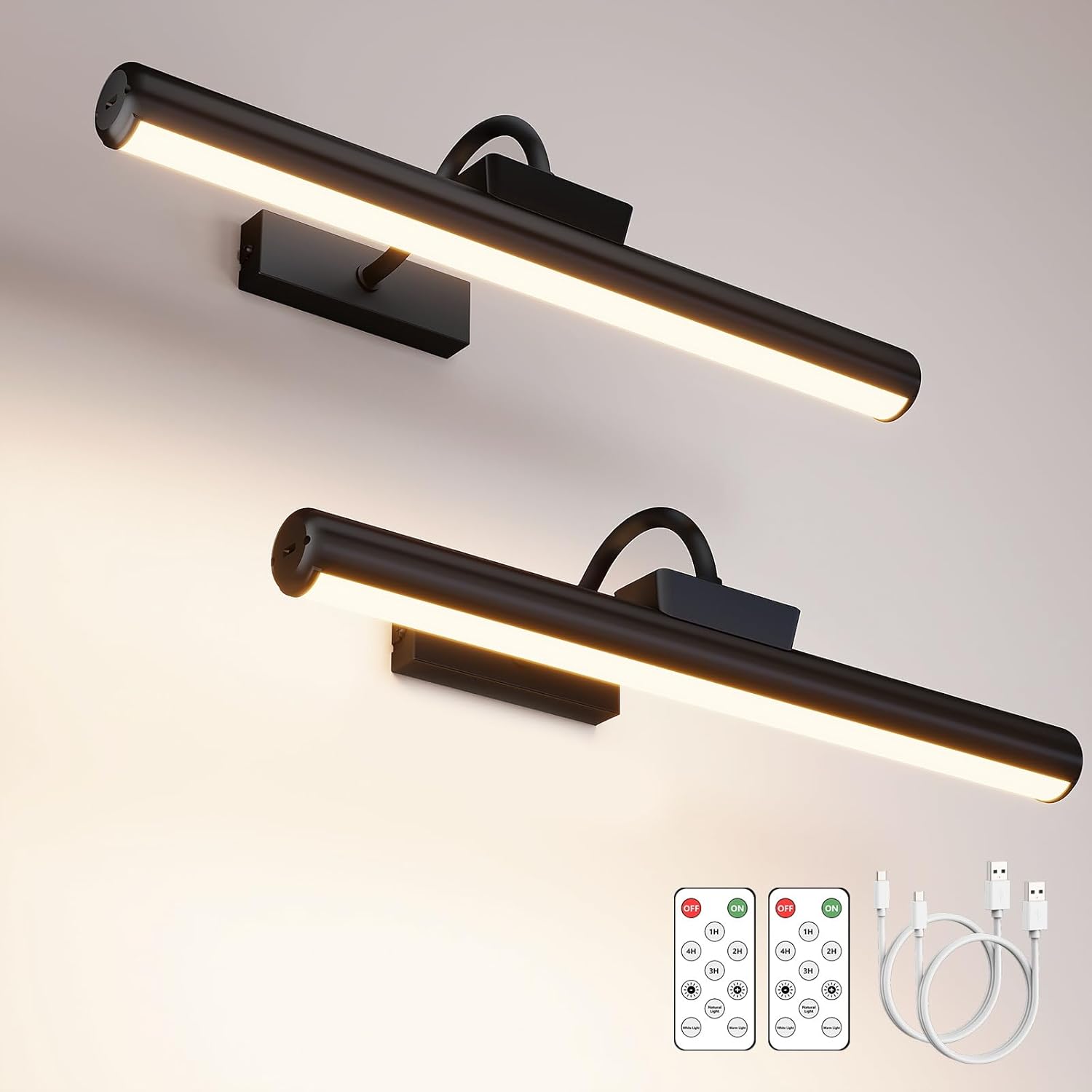 16in Wireless Picture Light with Remote for Art and Gallery