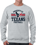 Houston Texans Crewneck Fleece Sweatshirt for Men & Women