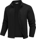 COOFANDY Men's Fleece Jacket Full Zip Raglan - Warm Everyday Layer