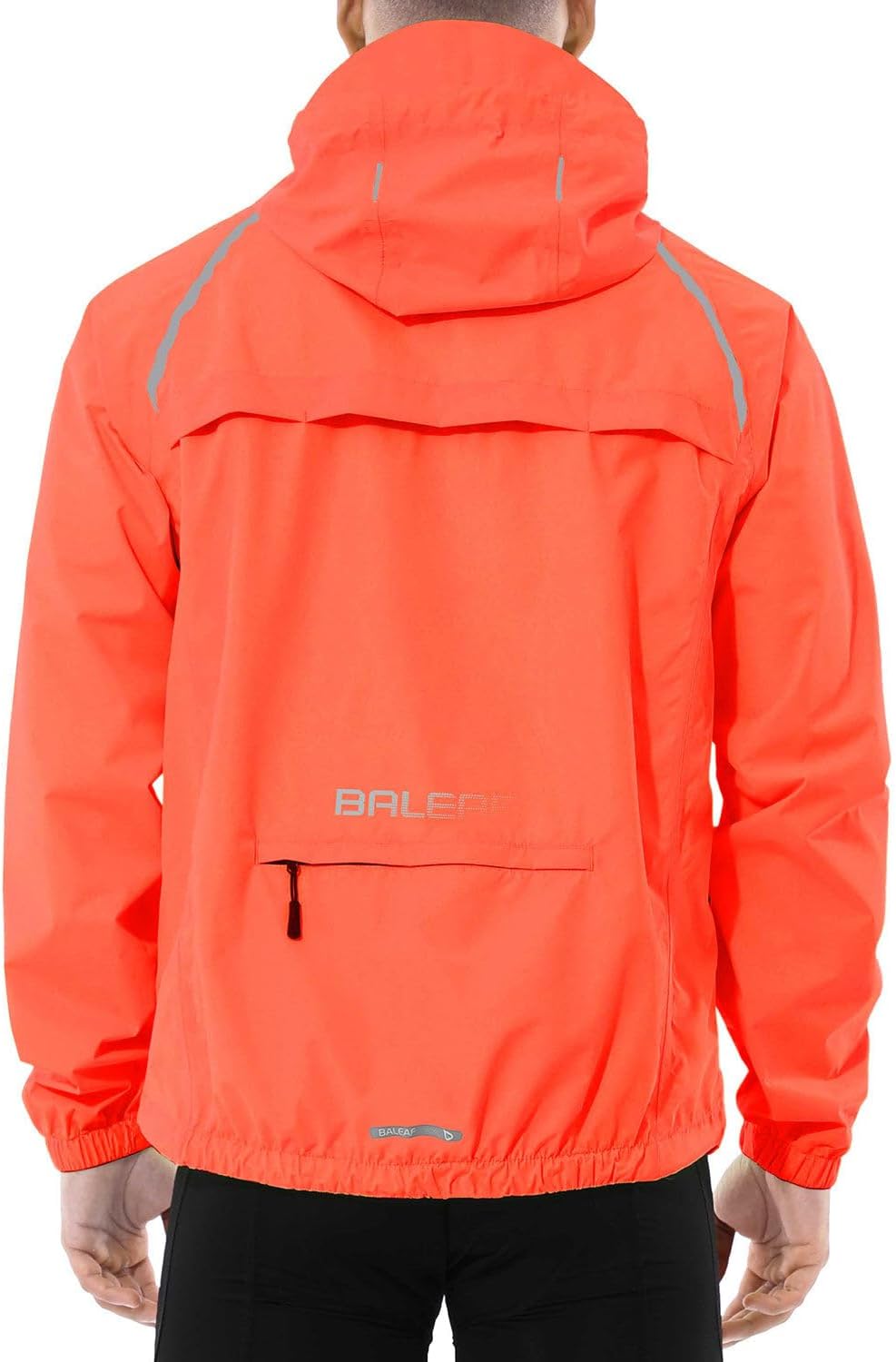baleaf Men's Rain Jacket Waterproof Windbreaker for Outdoor Use
