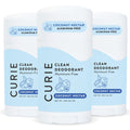 Curie Natural Deodorant for Women - Coconut Nectar - 3pk