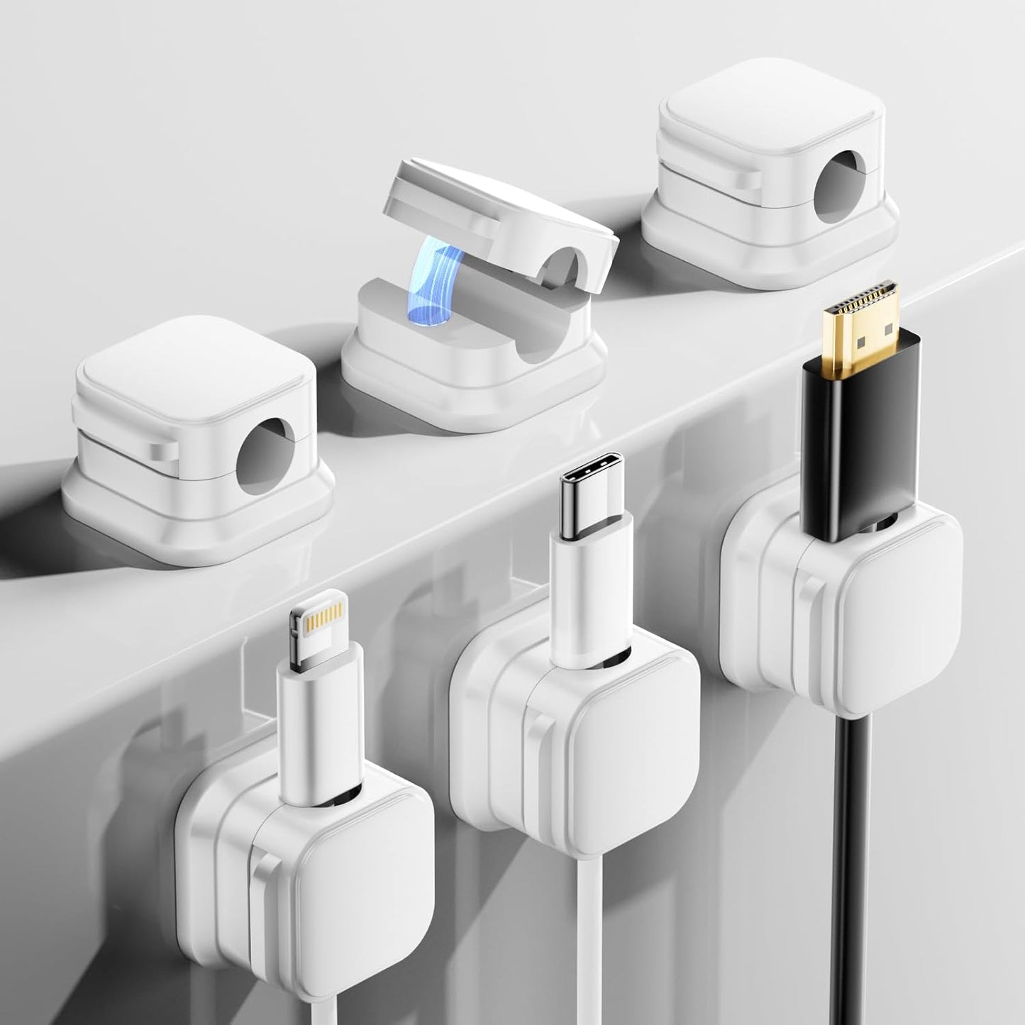 Aliansheng Magnetic Cable Clips - Tidy Cables Easily