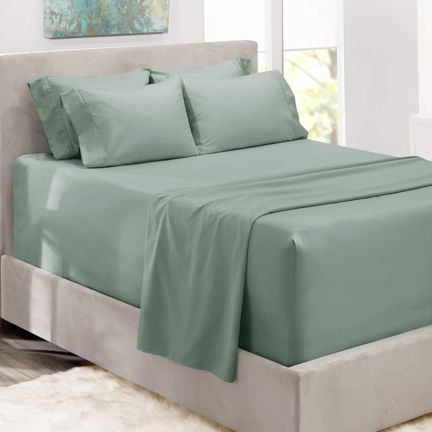 Luxury Soft Twin Bed Sheets Set with Extra Deep Pockets