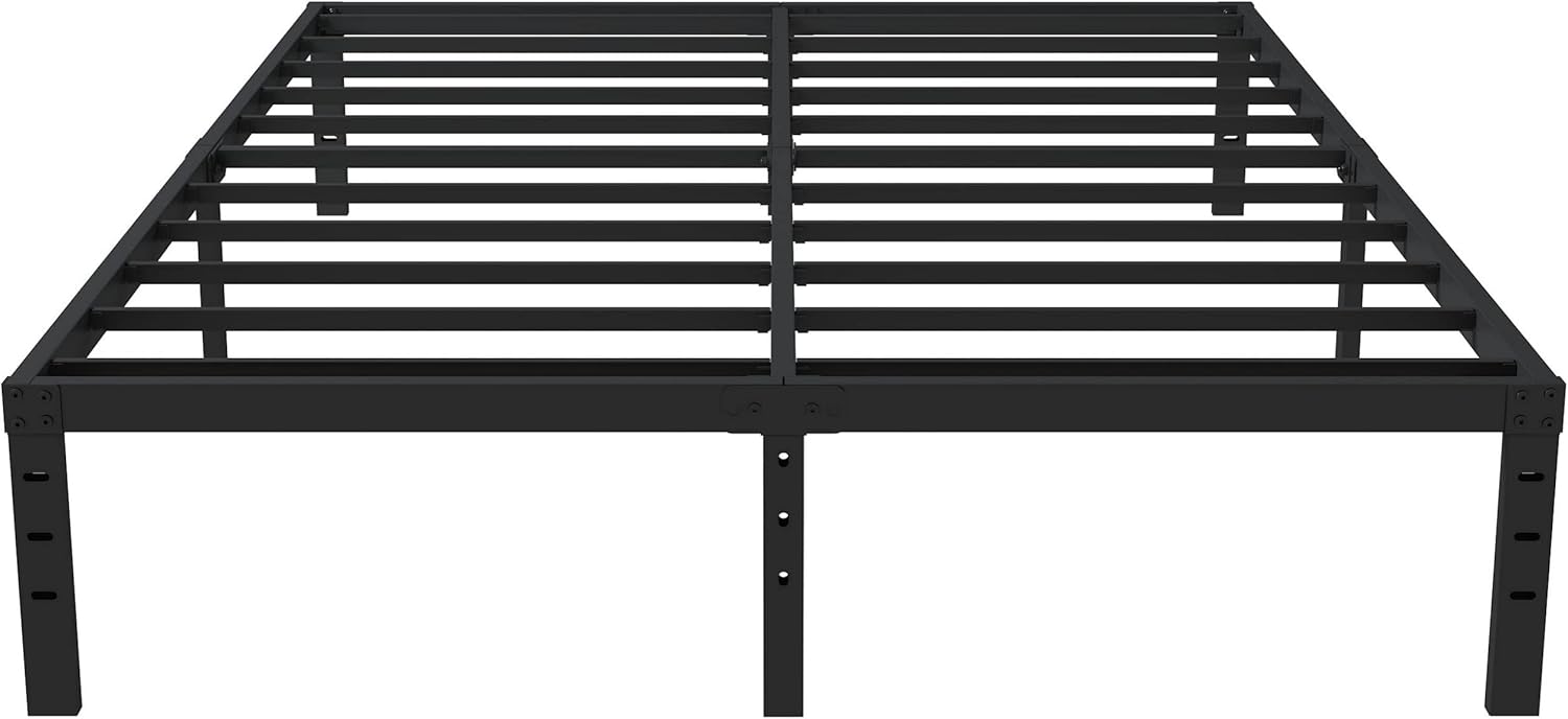 16 Inch Full Size Bed Frame with Heavy Duty Steel Support