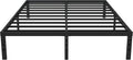 California King Metal Bed Frame 14 Inch Heavy Duty Platform Bed