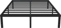 Full Bed Frame No Box Spring Needed, 14 in Heavy Duty Metal Platform