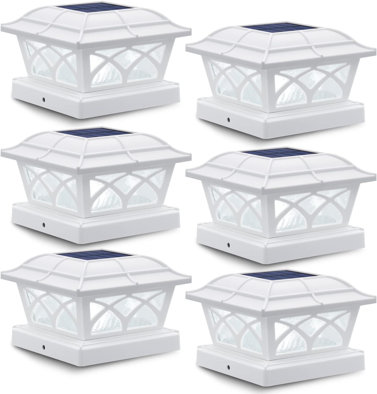 SIEDiNLAR Solar Post Cap Lights for 4x4 5x5 6x6 Posts