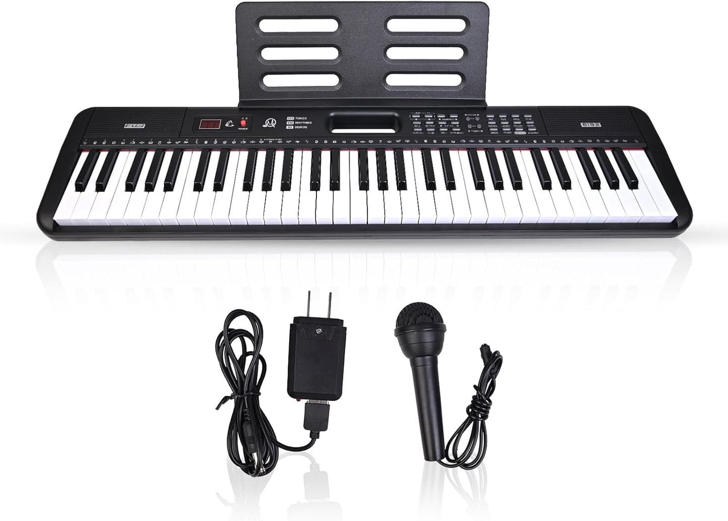 61 Keys Electronic Digital Piano Keyboard for Beginners Gift