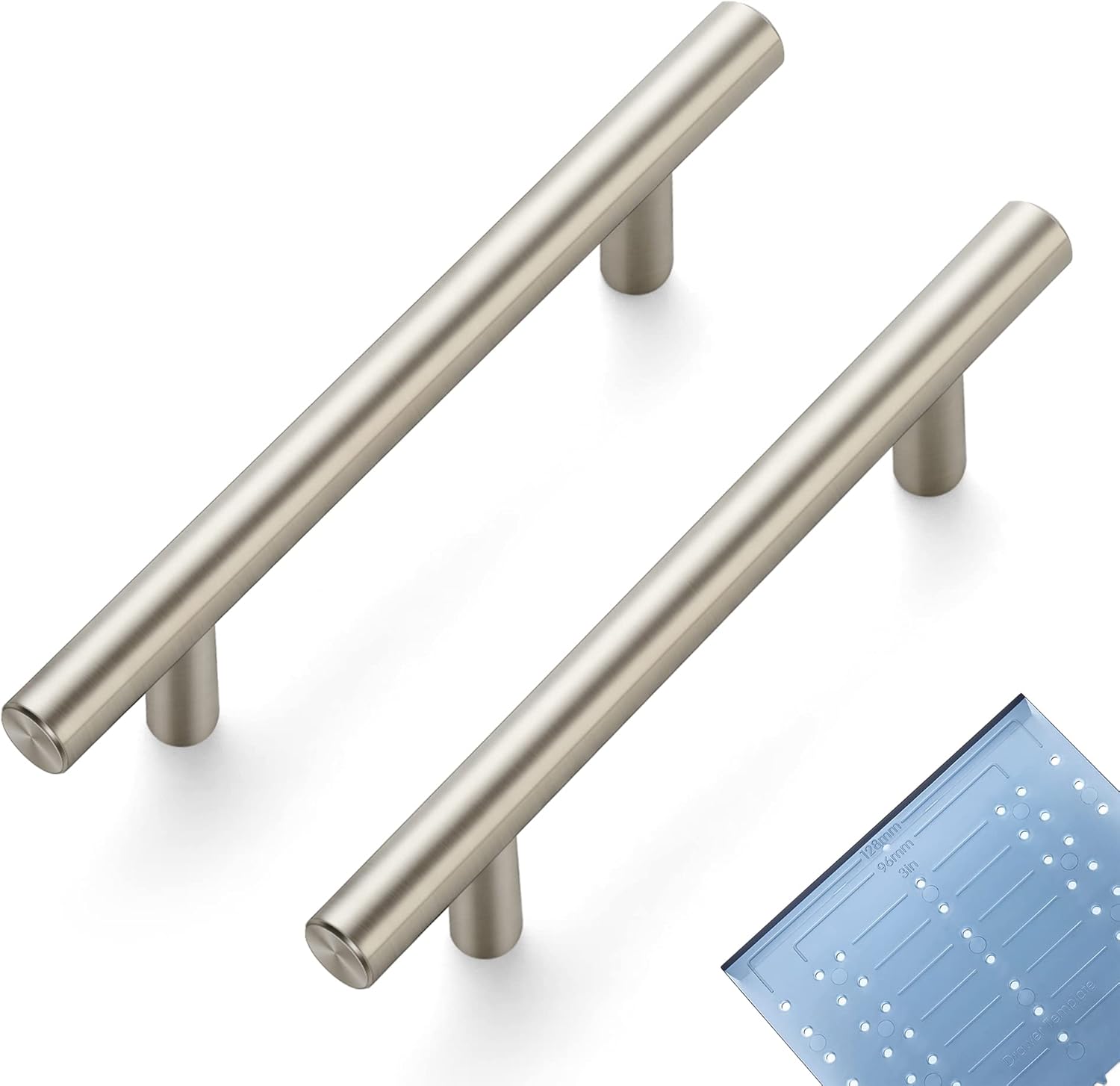 Ravinte 50 Pack 6ft' Cabinet Pulls Brushed Nickel for Modern Style