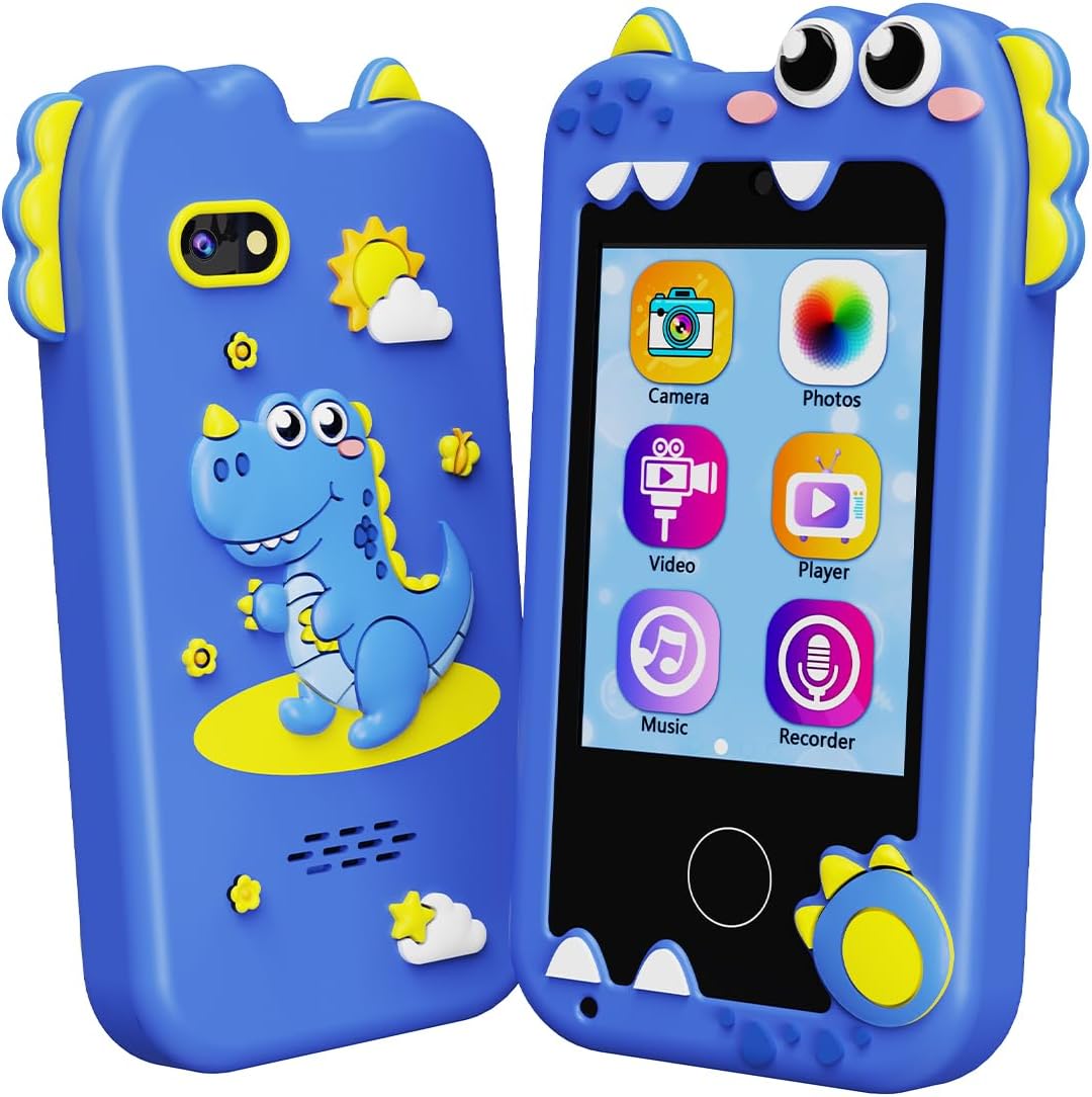 Kikidex Kids Phone: Dual Camera, Puzzle Game, Music Player