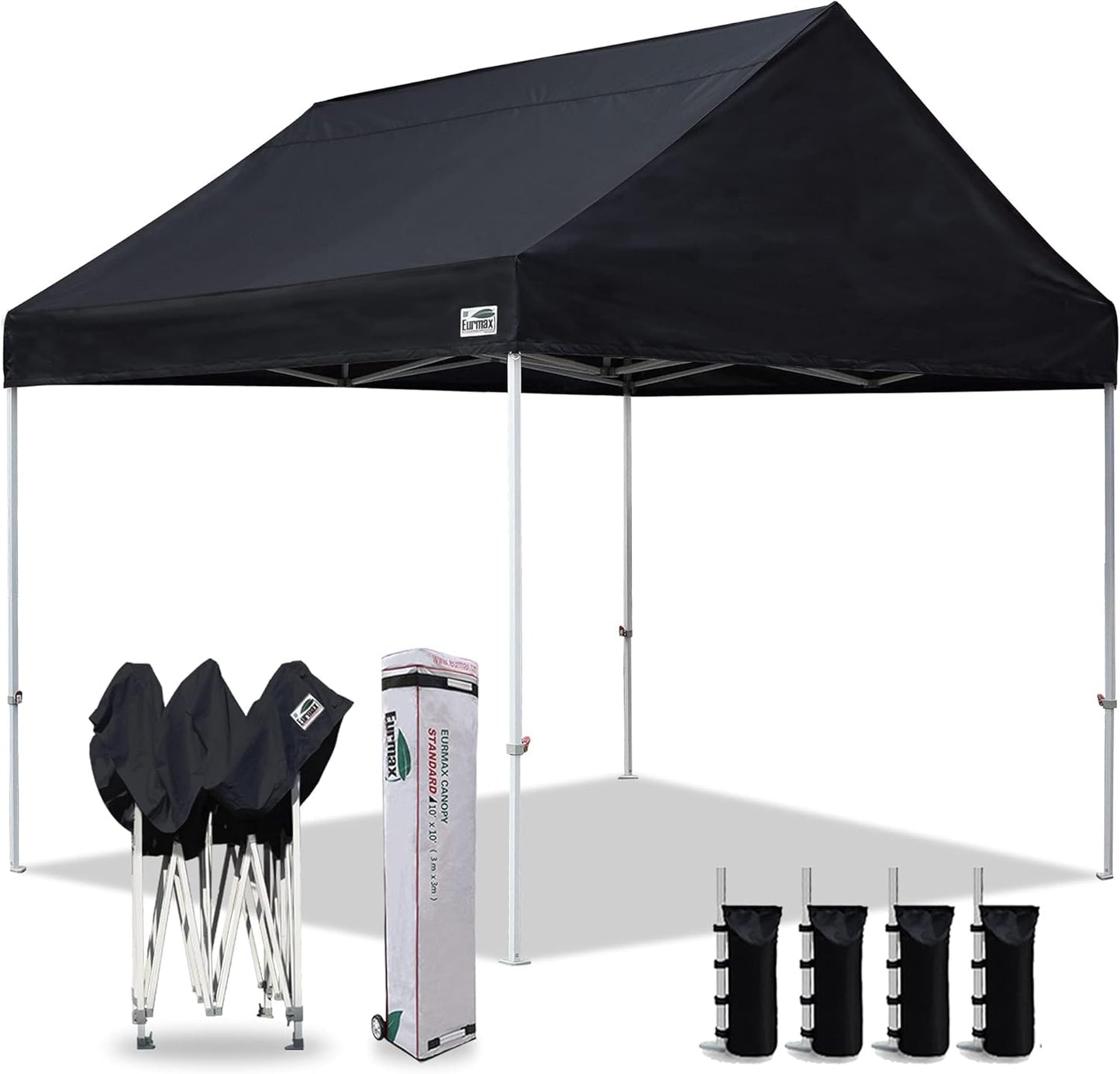 Eurmax 10x10 Pop Up Canopy Tent for Outdoor Events and Parties