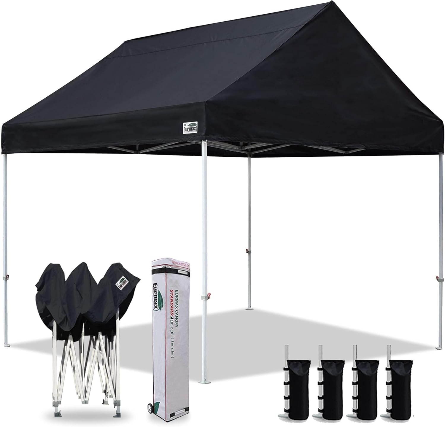 Eurmax 10x10 Pop Up Canopy Tent for Outdoor Events and Parties