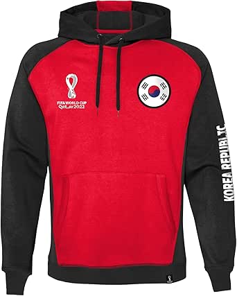 Outerstuff Men's FIFA World Cup Contrast Raglan Tech Fleece Hoodie
