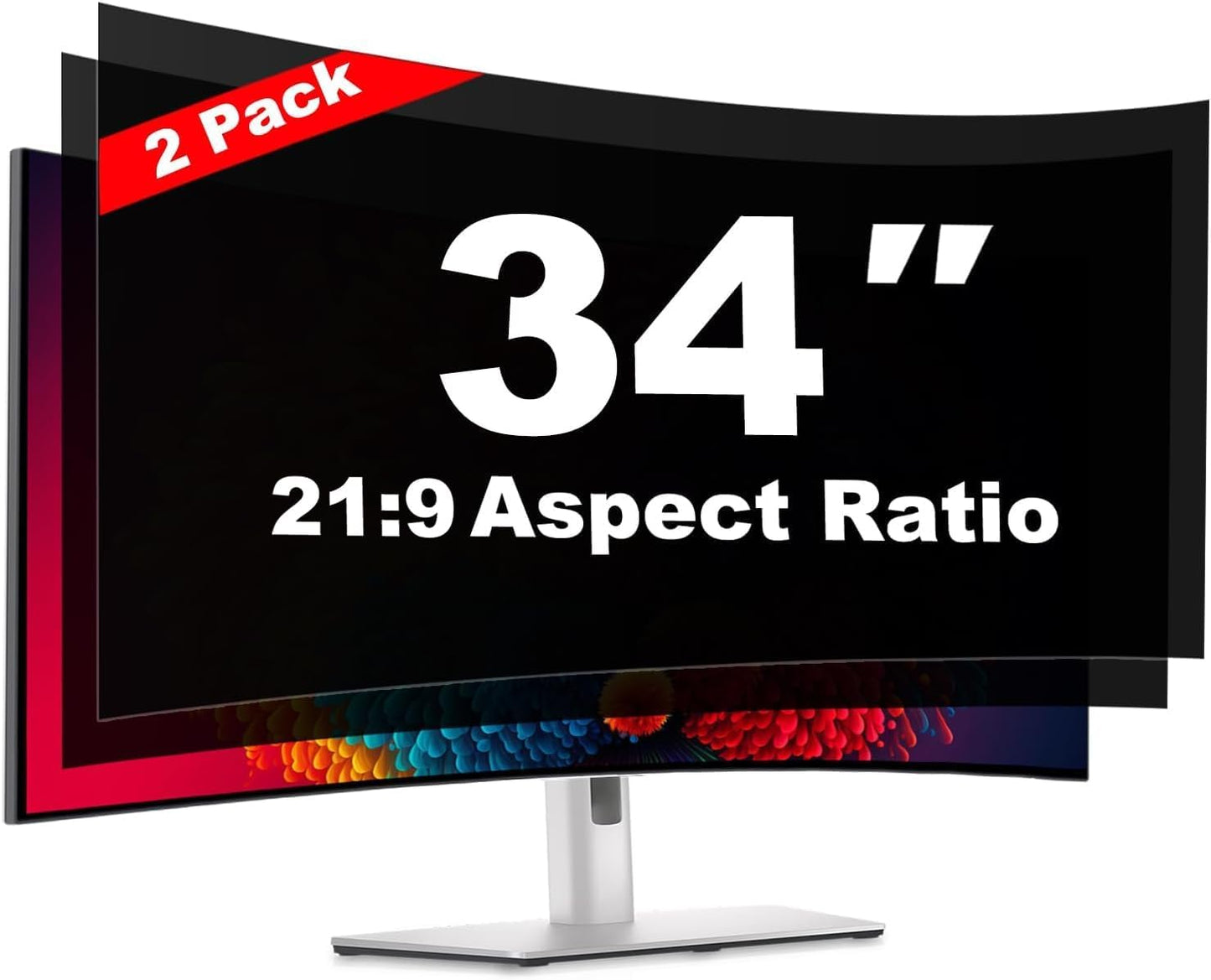 34 Inch Computer Privacy Screen Shield for Widescreen Monitors