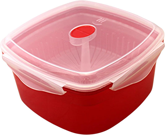 Healthy Quick Meals: Microwave Veggie Steamer by Dependable Industries