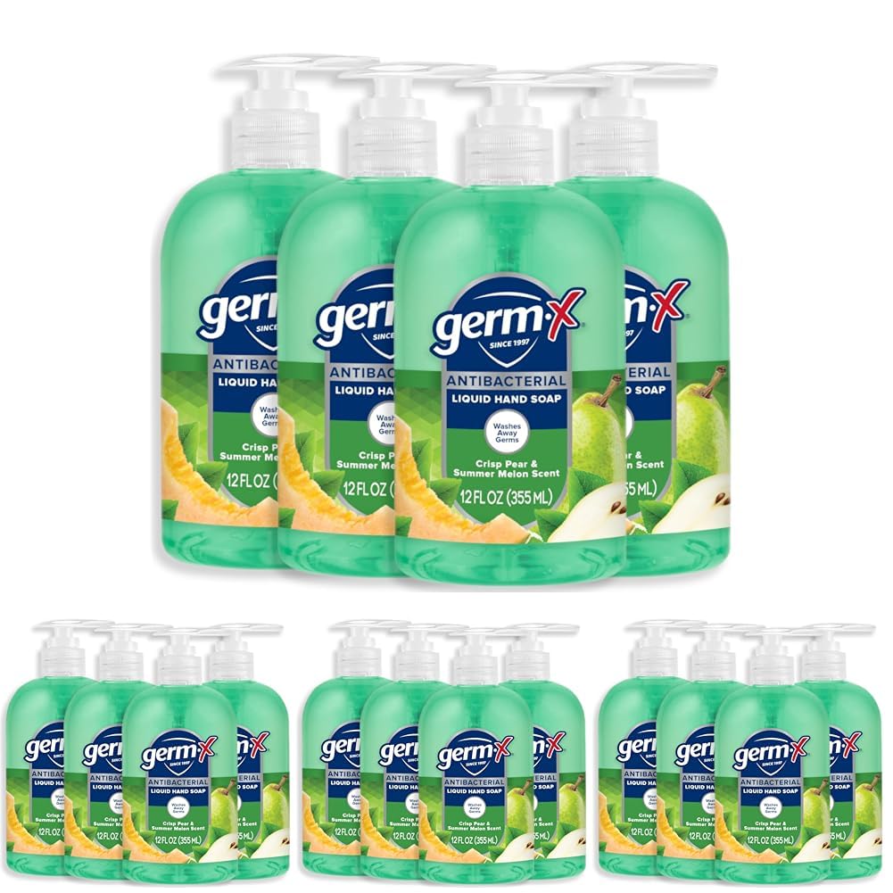Germ-X Antibacterial Hand Soap for Kitchen and Bathroom Use