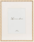 Lawrence Frames Rope Design Metal Frame 8x10 - Polished Gold