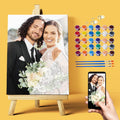 Custom Paint by Number Canvas Kit - Personalized Photo Paint Kit