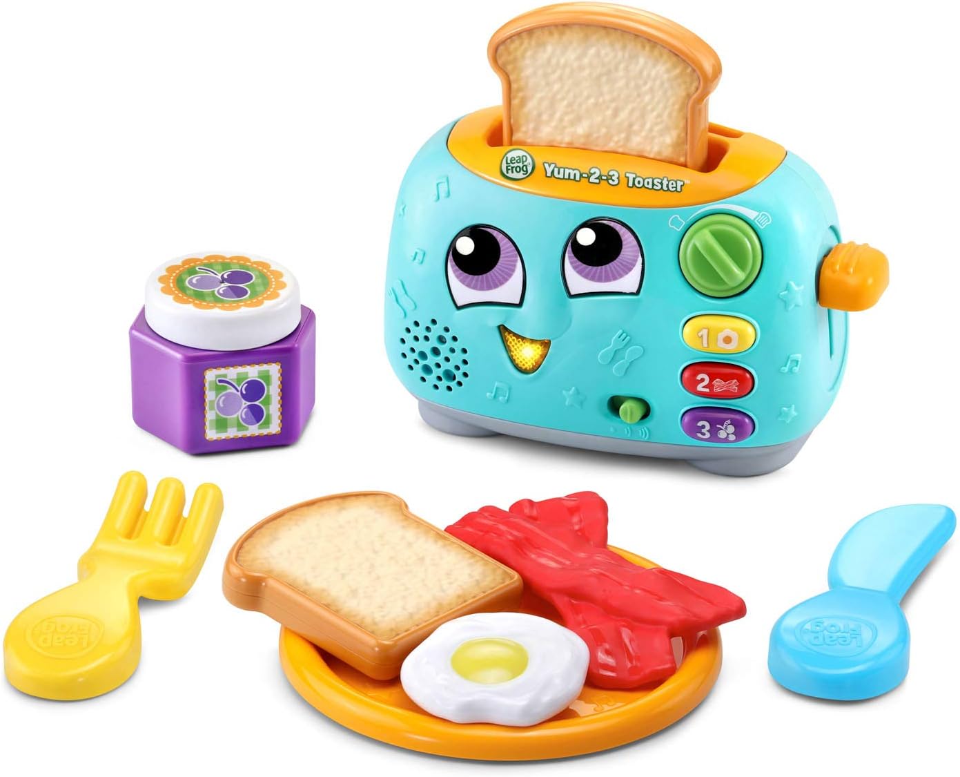 VTech LeapFrog Yum-2-3 Toaster: Teal - Smart Learning Toy
