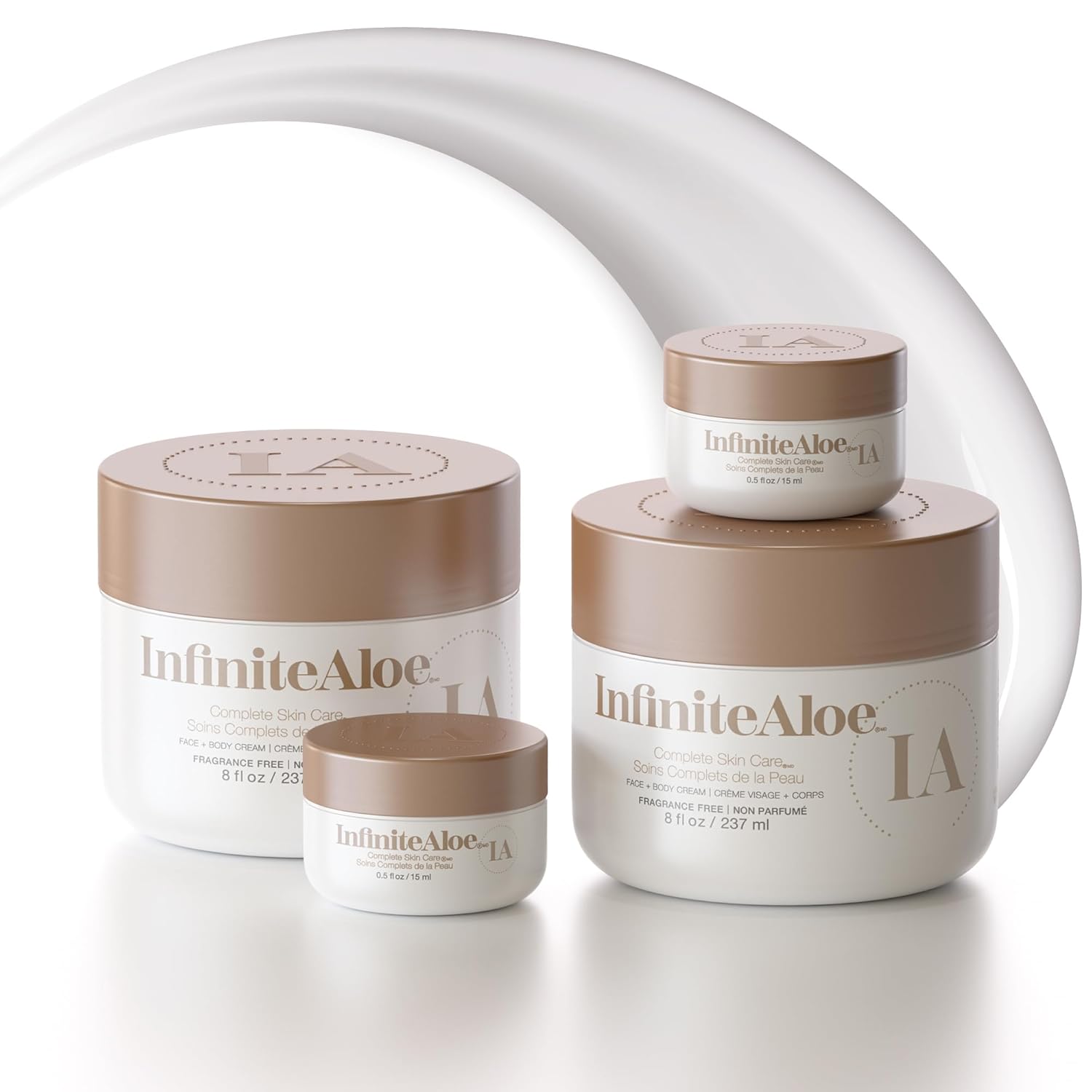 InfiniteAloe Complete Skin Care Cream for Deep Hydration Relief