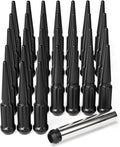 14x1.5 Lug Nuts Black 32 Piece M14x1.5 Spike Lug Nuts - Durable Fit