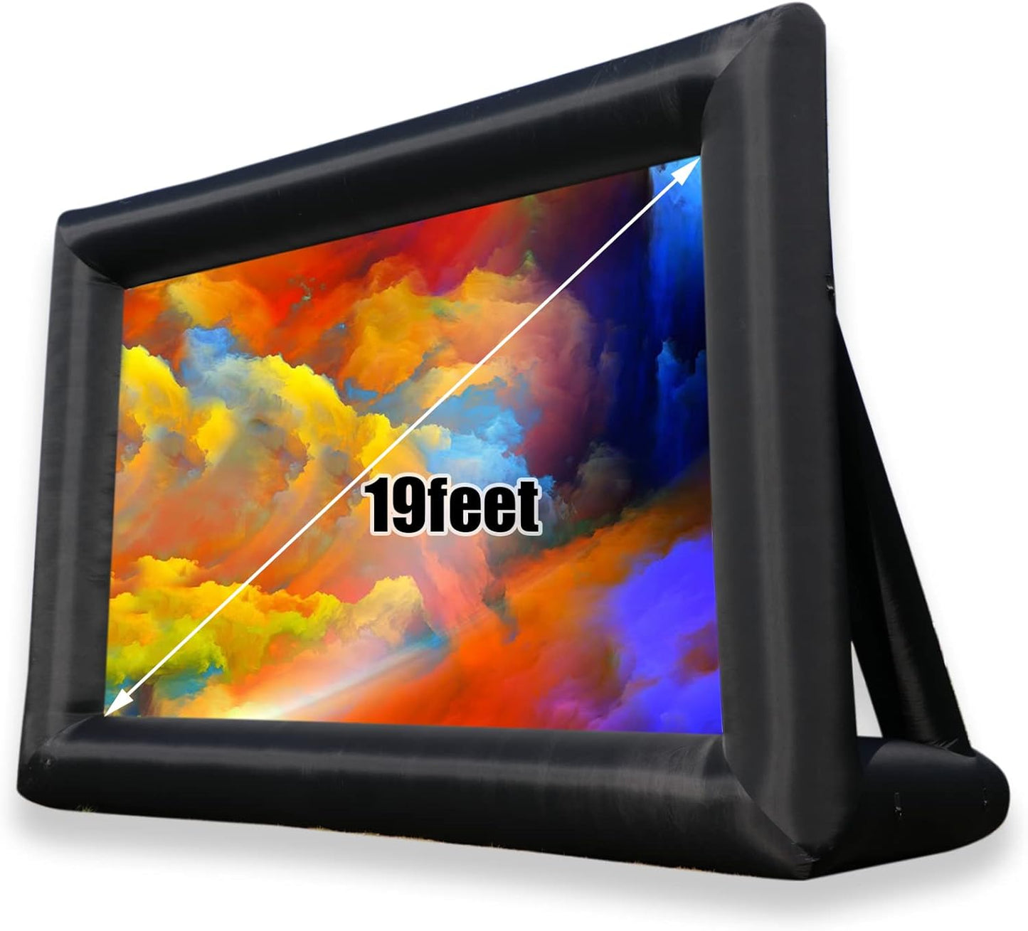 19ft Inflatable Projector Movie Screen for Outdoor Fun