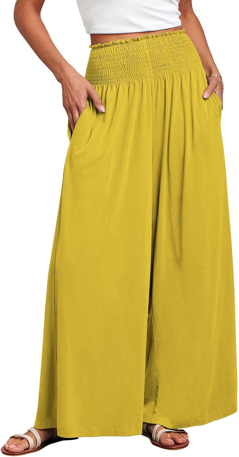 Chic Women Palazzo Pants for Summer Boho Style and Comfort