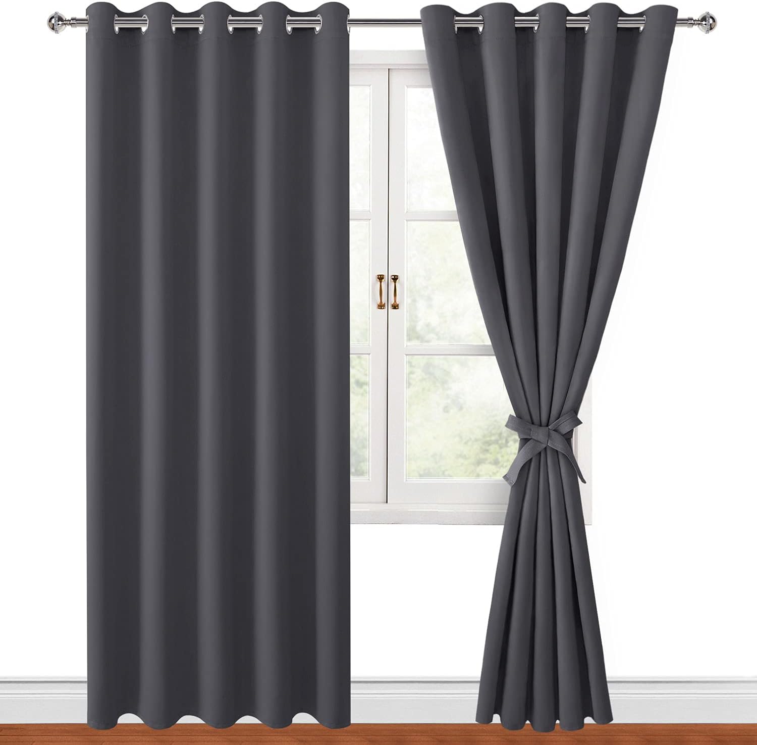 Blackout Curtains for Bedroom, 60 x 84 in, Thermal Insulated