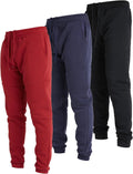 Ultra Performance 3 Pack Fleece Active Tech Joggers for Men - Warm are