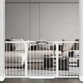 Extra Wide Press Mounted Baby Gate 62.6-65.3 in - Walk Thru Safety