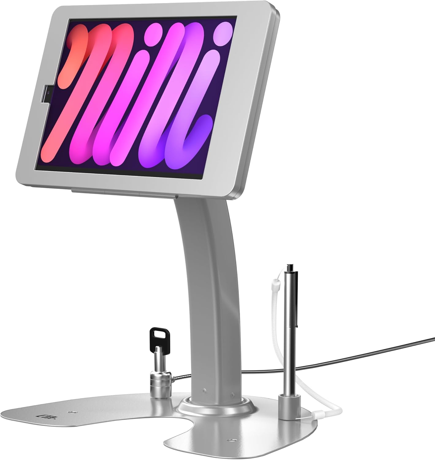 CTA Digital Dual Security POS iPad Kiosk Desk Stand for Retail