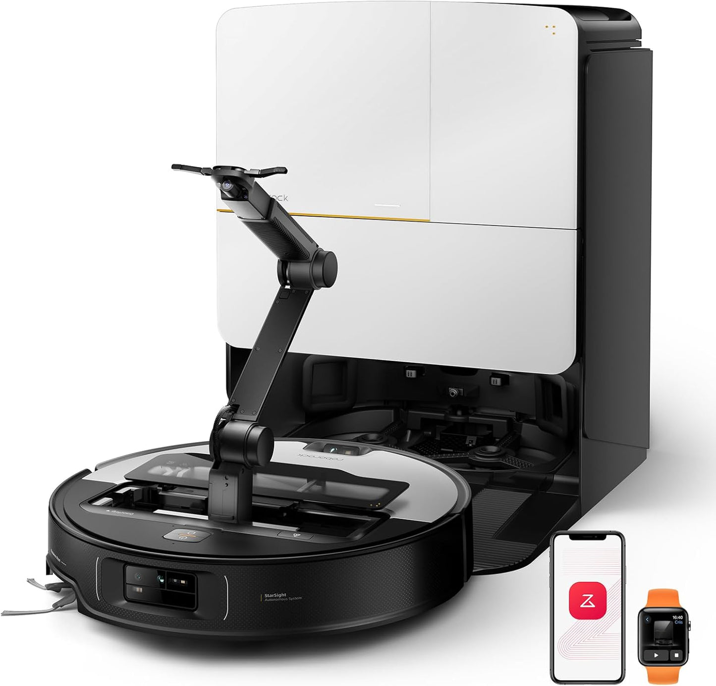 Saros Z70 Robot Vacuum and Mop with OmniGrip Arm Technology