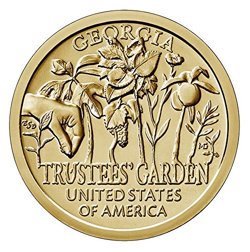 2019 D American Innovation Georgia Trustees' Garden $1 Coin Roll