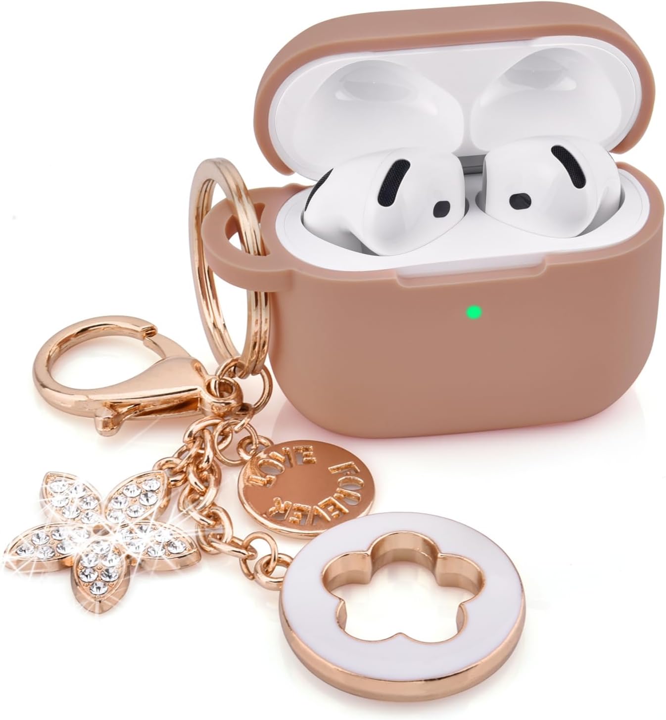 Anti-Drop Silicone Case for Airpods 4 - VISOOM Bling Cover
