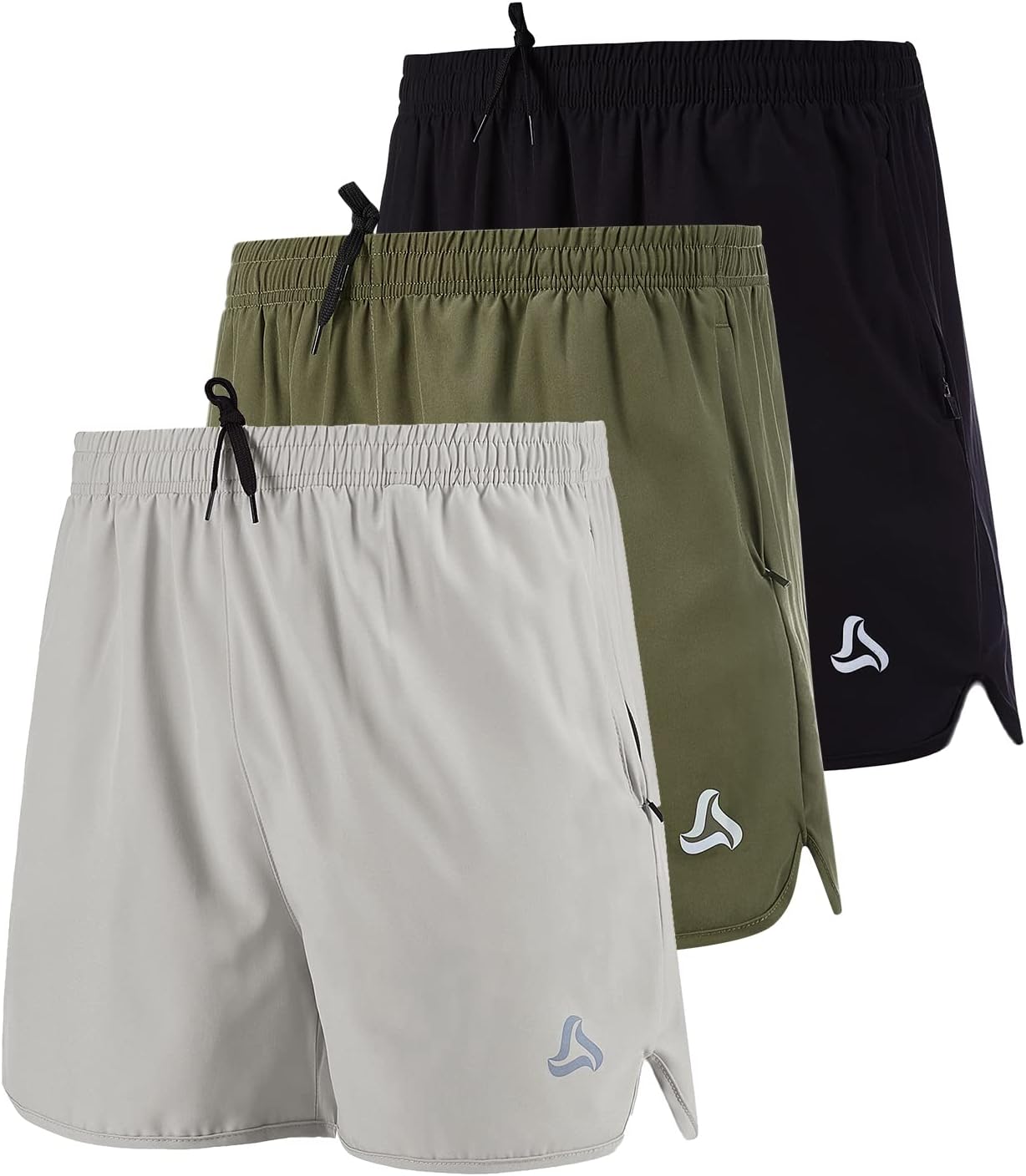 SILKWORLD Men's Running Stretch Quick Dry Shorts for Active Life