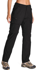 Womens Convertible Hiking Pants - Quick Dry, Zip-Off Cargo