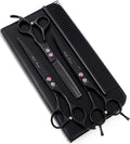 Purple Dragon 7.0 in Pet Grooming Scissors Set - Sharp, Professional
