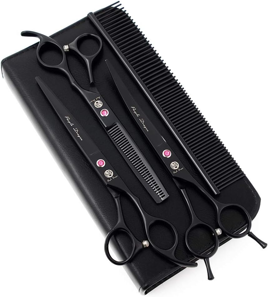 Professional 7.0 inch Pet Grooming Scissors Set for Dogs