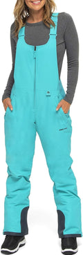 Womens Insulated Bib Overalls - Warm Waterproof Ski Bibs