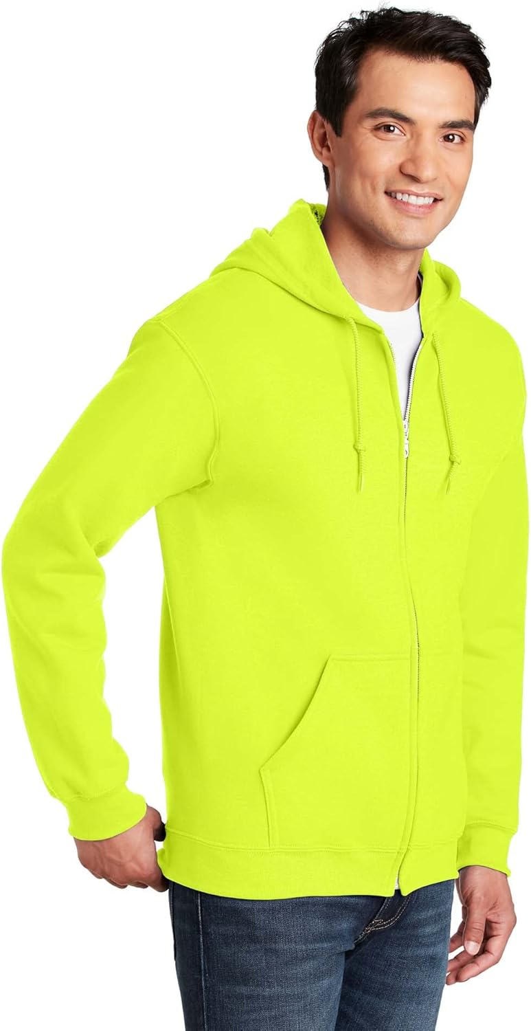 Gildan Heavy Blend Full Zip Hood - Safety Green - Medium