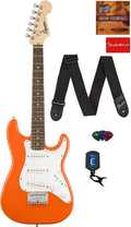 Squier Mini Strat 3/4 Size Kids Electric Guitar - Compact Starter Kit
