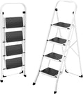 HBTower 4 Step Folding Step Ladder - Lightweight Portable 330 lb