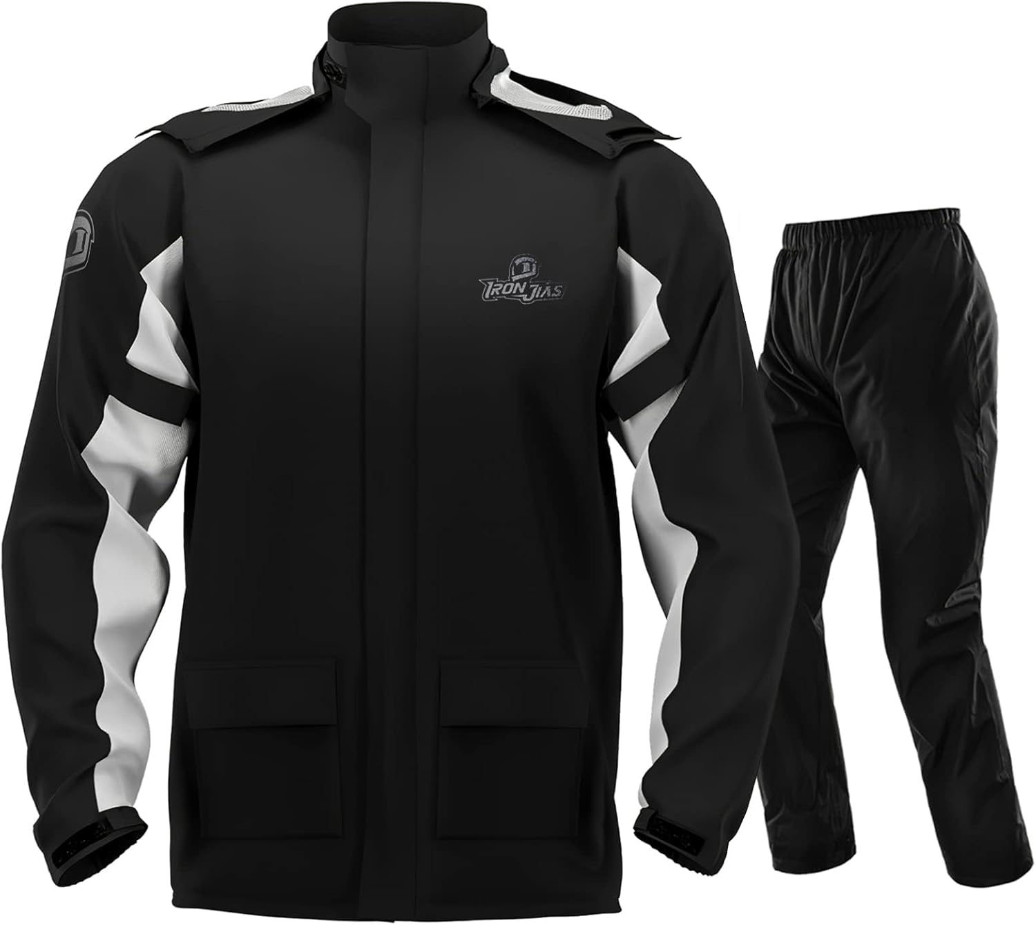 IRON JIA'S Motorcycle Rain Suit - Waterproof Jacket & Pants
