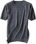 DAIMIDY Women's Pullover Sweaters Short & Long Sleeve