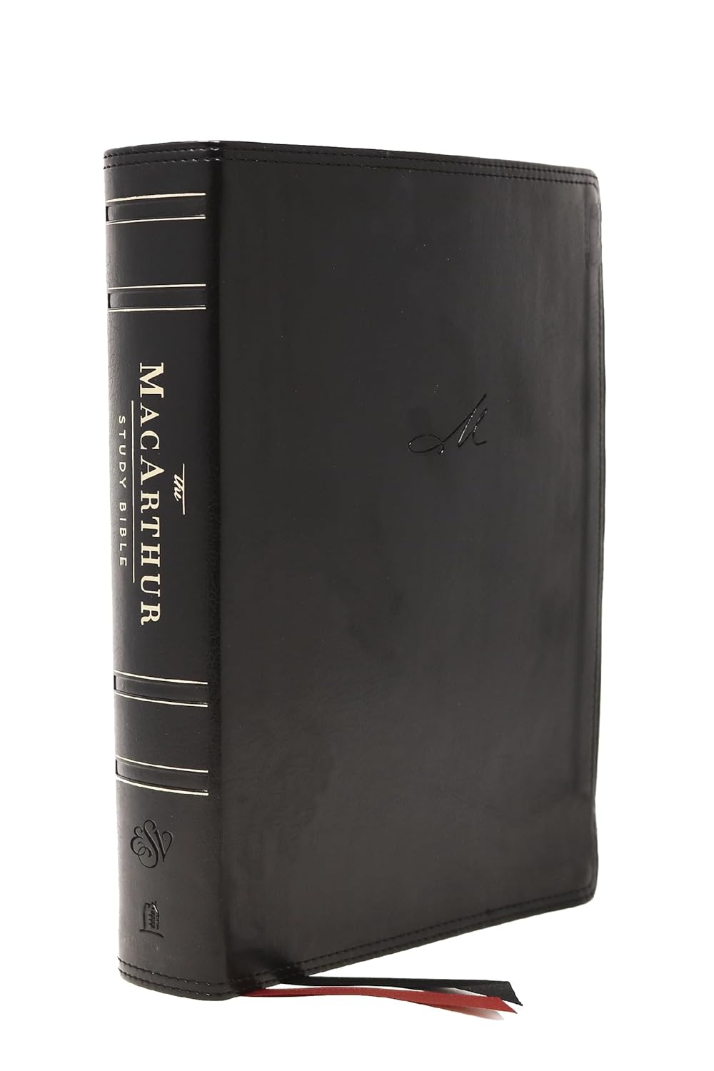 ESV MacArthur Study Bible 2nd Edition Leathersoft Black Indexed