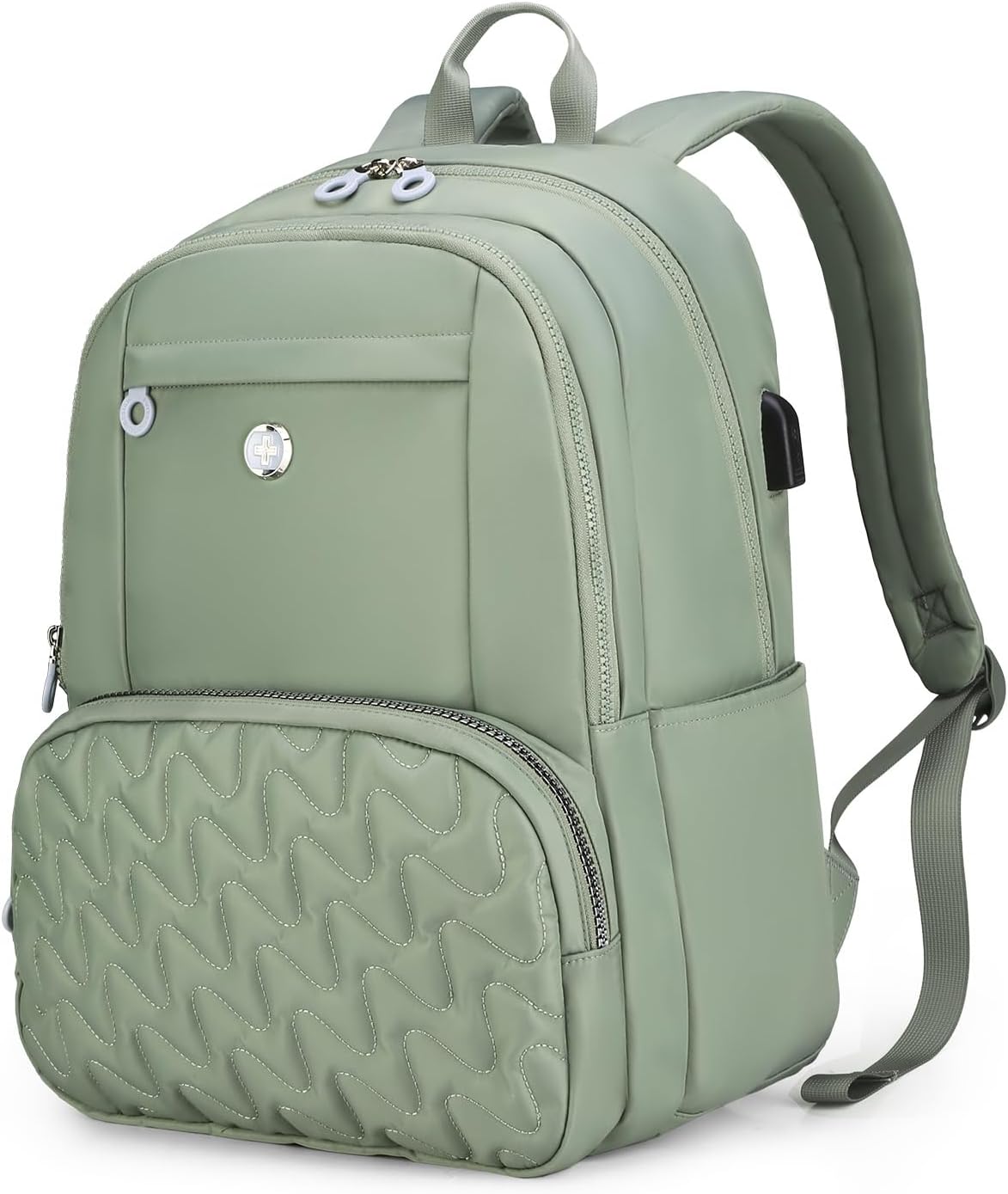 Swissdigital Travel Backpack for Women with USB Charging Port