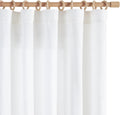 jinchan Soft Linen Curtains Set 2 Panels 72 in Length - Light